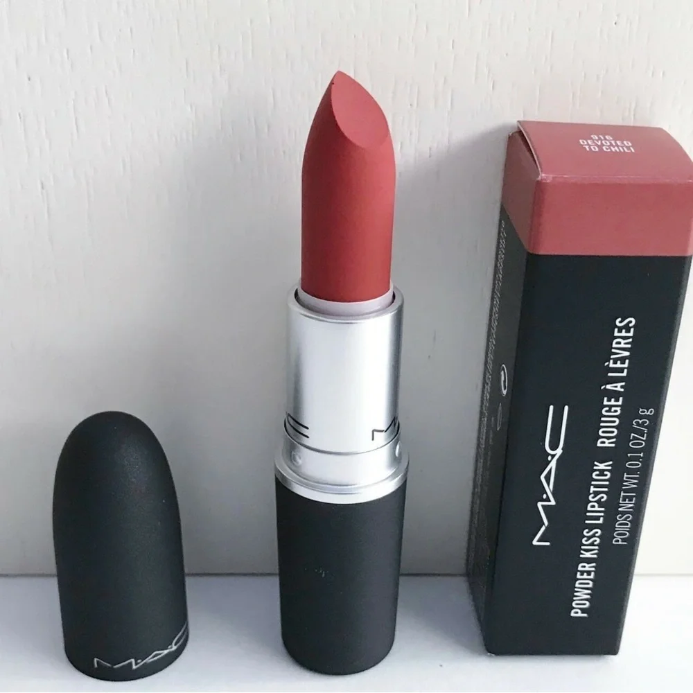 Mac devoted to chili powder lipstick new in box